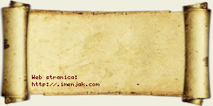 Jana Bekjarev vizit kartica